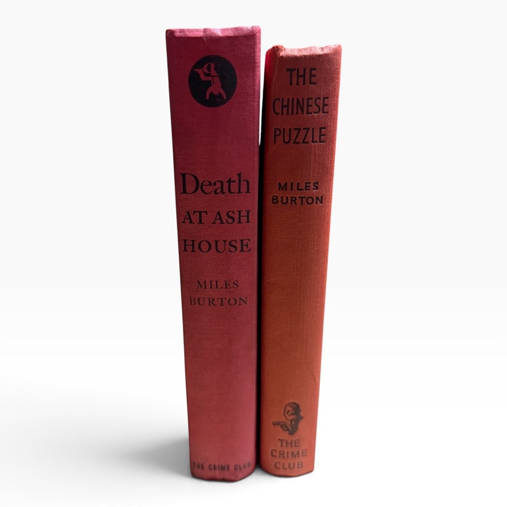 Miles Burton The Crime Club Mystery Books Death at Ash House The Chinese Puzzle